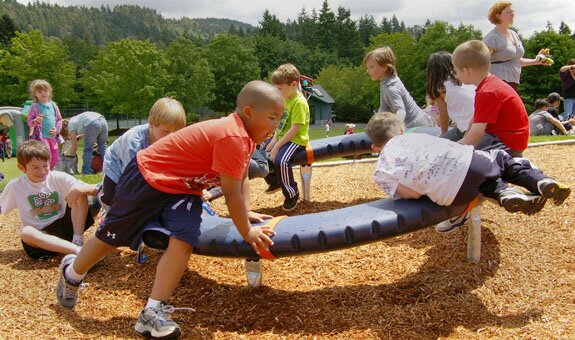 Playground ribbon cutting 3