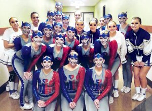 Contributed The Hazen High School drill team gathers for a group shot after performing at the 2015 state championship March 27.
